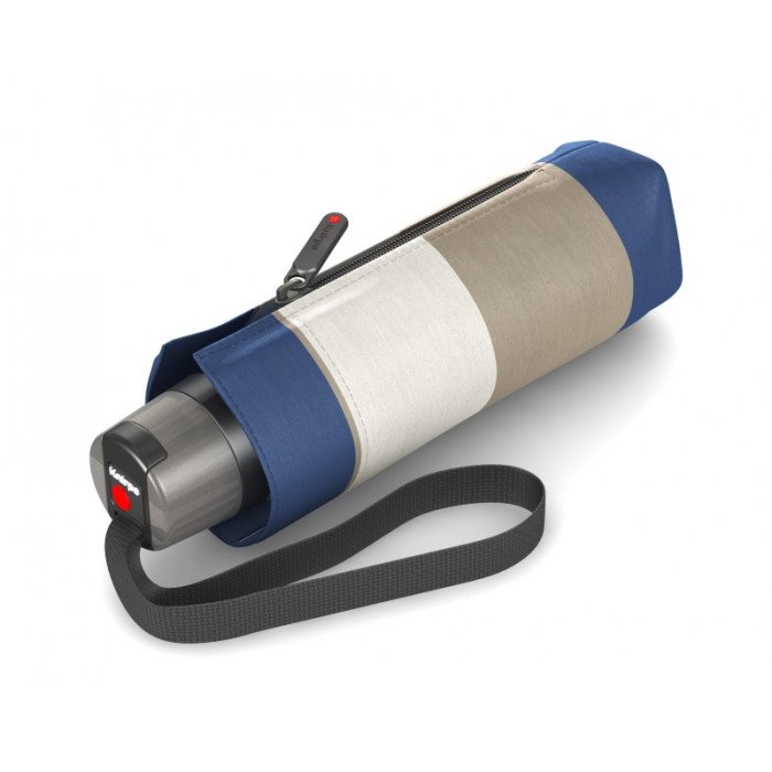 Зонт T.010 Stripe Blue Мех/Складной/8спиц/D95x18см  