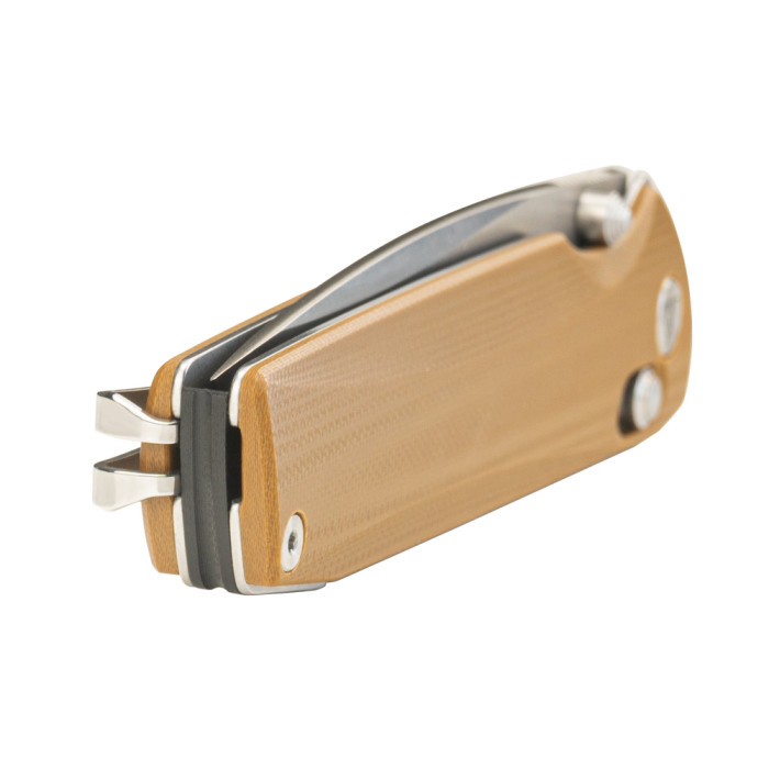 Нож складной SRM Terrier 258L-GW2, коричневый  