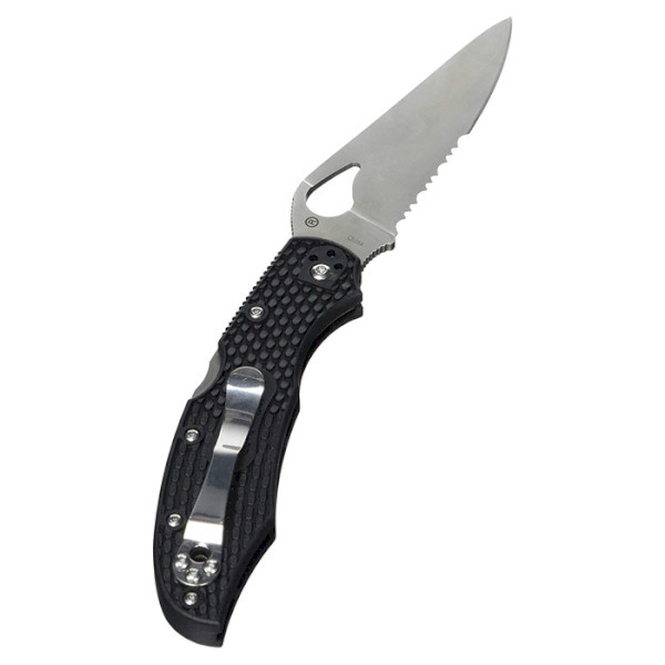 Нож Spyderco Byrd Cara Cara 2, FRN, полусеррейтор BY03PSBK2  