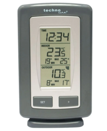 Термометр Technoline WS9245 IT - серый/серебристый  