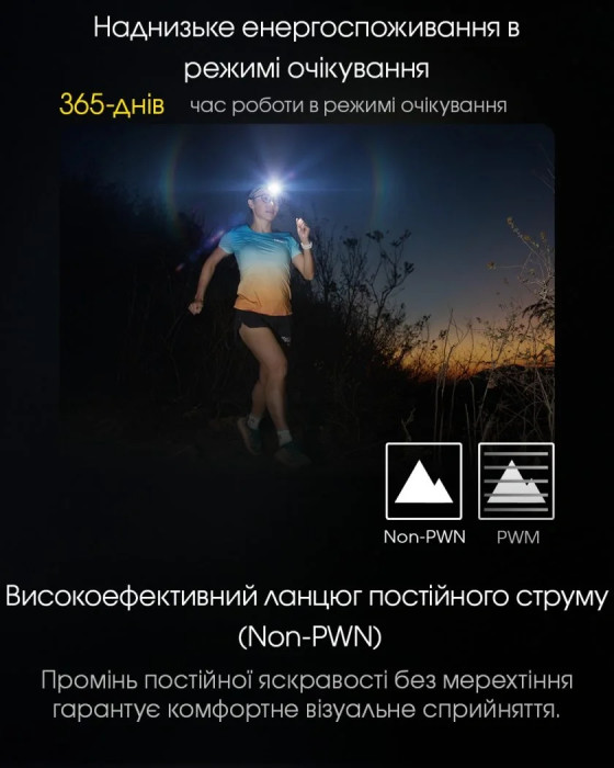 Фонарь налобный Nitecore NU43 (Белый + Красный LED, 1400 люмен)  