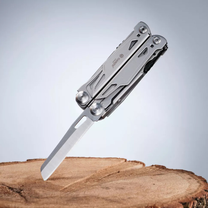 Мультитул Ganzo G303 с чехлом Molle и битами, 21 функция  