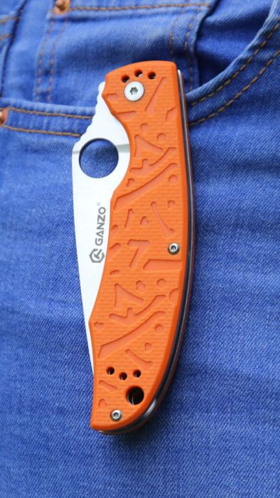 Нож Ganzo G7321, оранжевый  