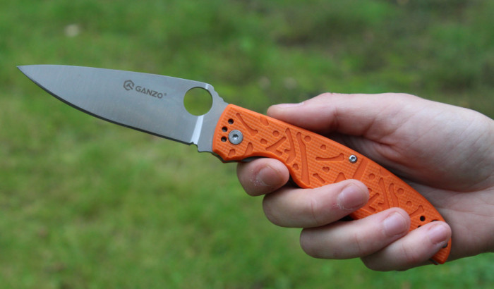 Нож Ganzo G7321, оранжевый  