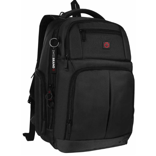 Рюкзак городской Swissbrand Wambley 19 Black (SWB_S19BEWEM001U)  