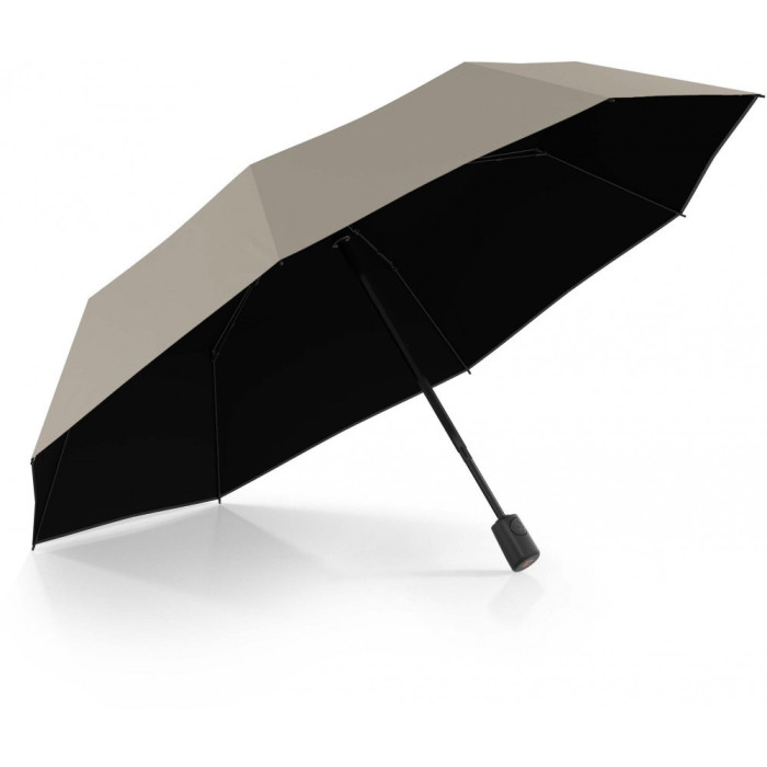 Зонт Knirps A.200 Sandstone Black HeatShield Авто / Складной / 8 спиц / D97x28см  