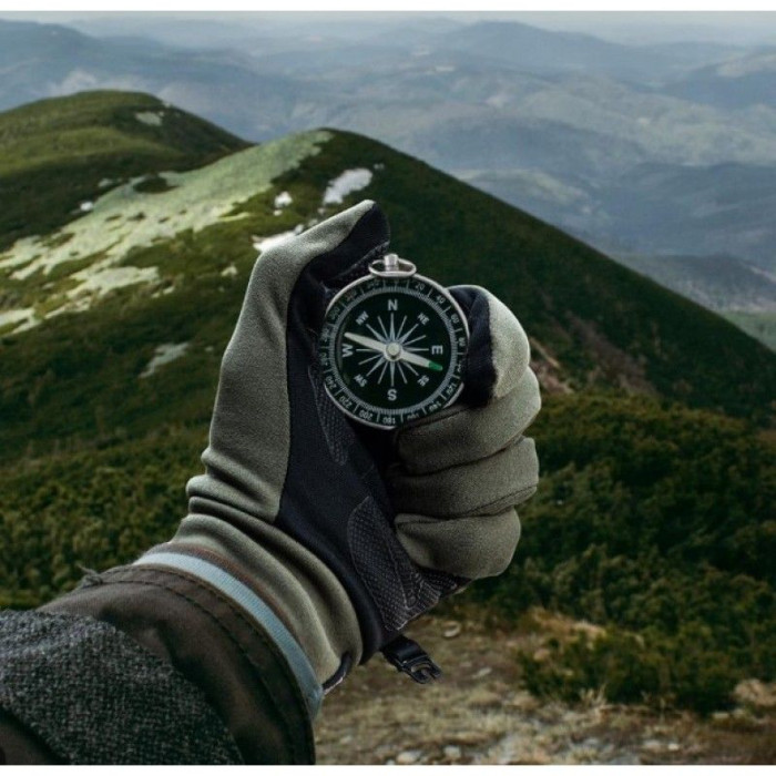 Перчатки трикотажные с улучшенным хватом Naturehike NH20FS032, размер М, оливковые  