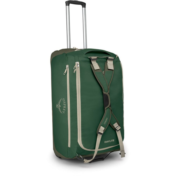 Сумка на колесах Osprey Daylite Wheeled Duffel 85 green canopy/green creek - O/S - зеленый  