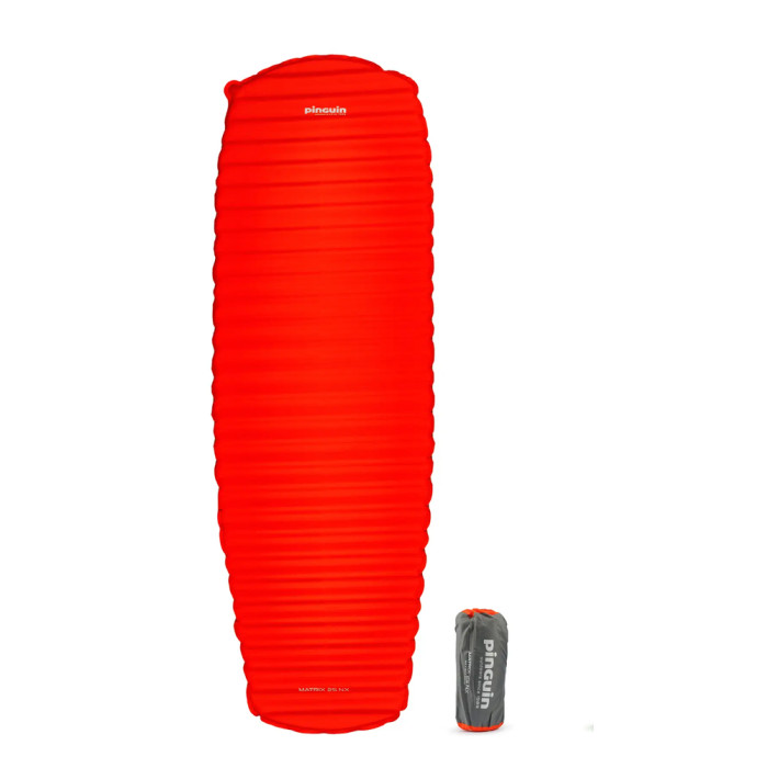 Самонадувающийся коврик Pinguin Matrix NX, 193x63x2.5см, Orange (PNG 709124)  