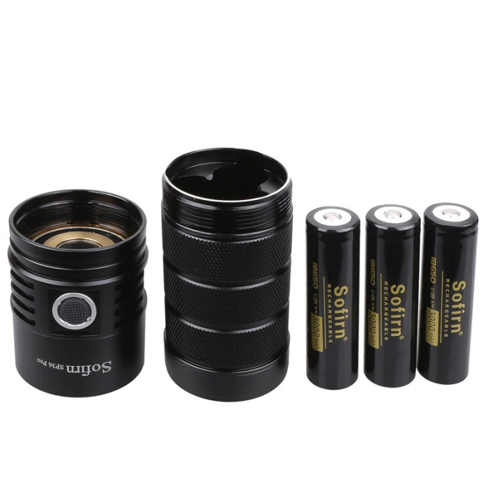 Поисковый фонарь Sofirn SP36 Pro Anduril 4*SST40 8000lm 3*18650 USB-C  