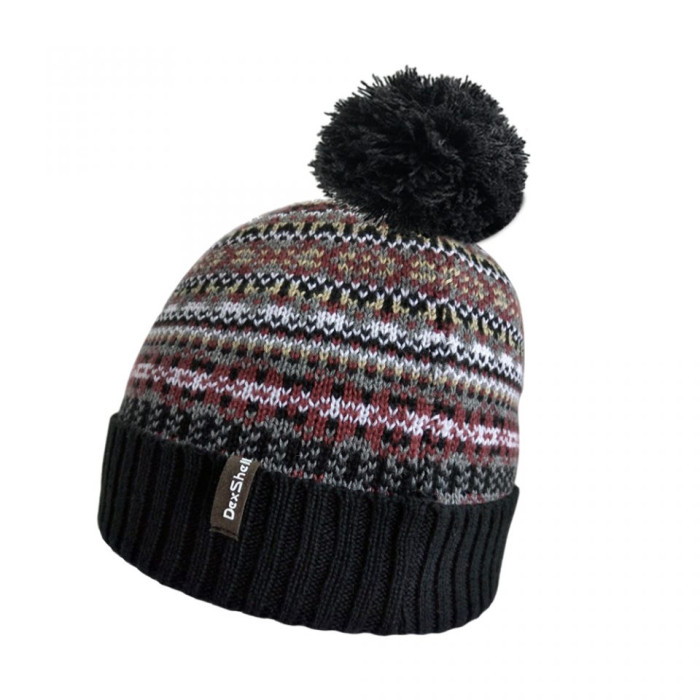 Водонепроницаемая шапка DexShell Beanie Fair Isle DH362BH, S/M 