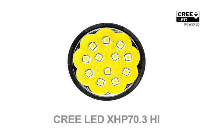 Фонарь с микродуговым оксидированием AceBeam X75 MAO XHP 70.3  