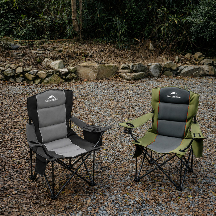 Комплект туристических складных кресел (2 шт.) Naturehike ComfortMax Star T01 CNK2550JJ029, черный  