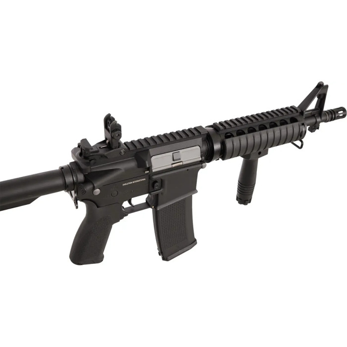 Страйкбольная винтовка Evolution Recon MK18 Mod 0 Carbontech AEG 6 мм Cashmir Black  