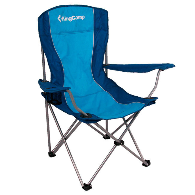 Шезлонг KingCamp Arms Chairin Steel (KC3818), Blue  