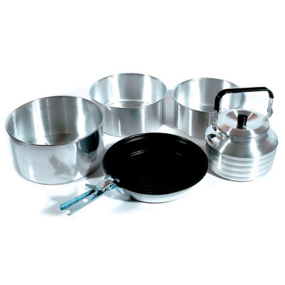 Набор посуды KingCamp CAMPER 4 (KP3903) Silver