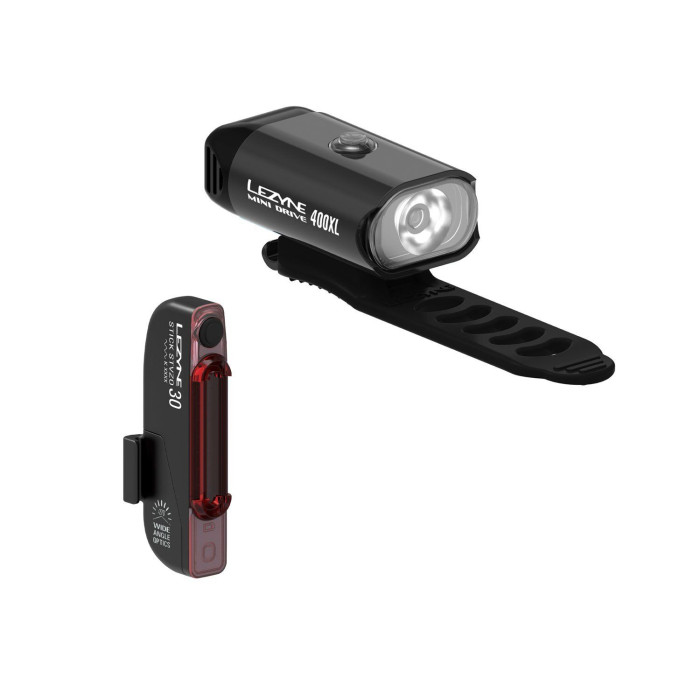 Комплект фар Lezyne MINI DRIVE 400 / STICK PAIR 400/30 люменов Y14 
