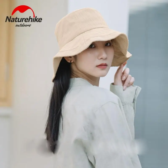 Рыбацкая шляпа от солнца Naturehike NH21FS536, бежевая  