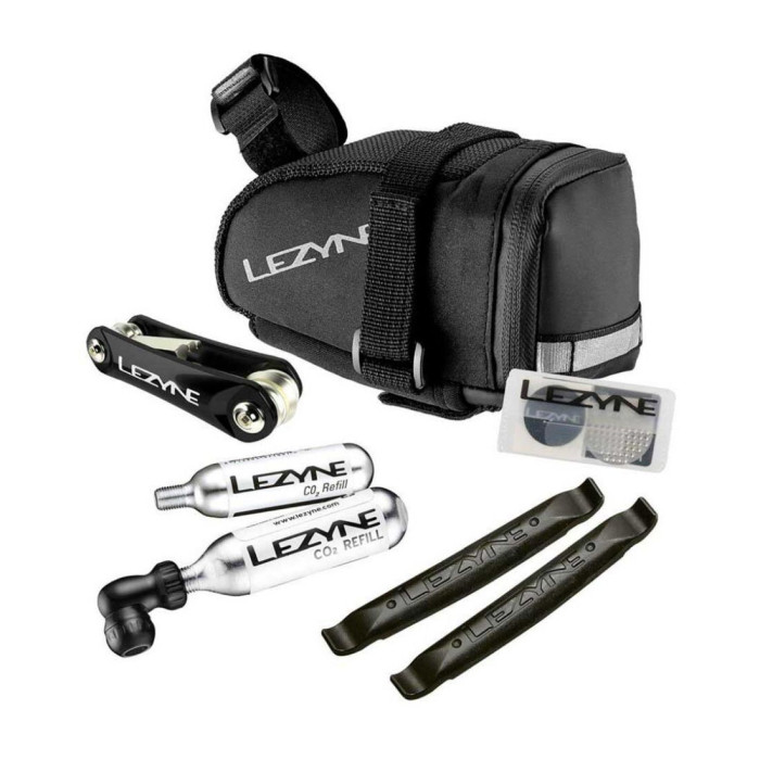 Подседельная сумка Lezyne + набор аксессуаров M CADDY CO2 KIT 0,4л Y14  