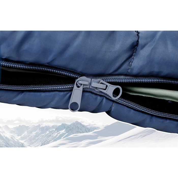 Спальник с капюшоном Naturehike MJ600 CNK2300SD014, темно-голубой  