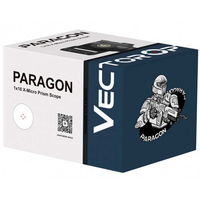 Прицел призматический Vector Optics Paragon 1x18 X-Micro Red and Green reticle  