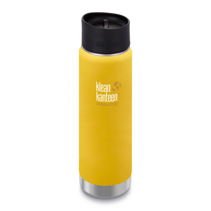 Термофляга Klean Kanteen Wide Vacuum Cafe Cap Lemon Curry Matt 592 мл 