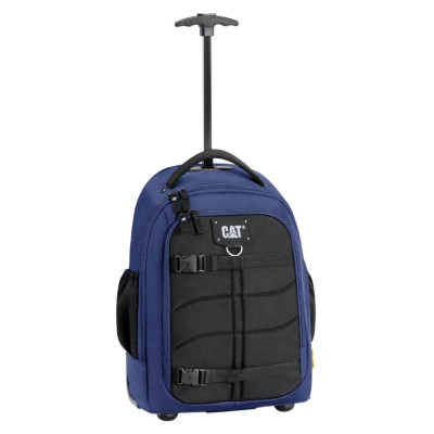 Рюкзак на колесах CAT Millennial Cargo 83426 40 л, черно-синий