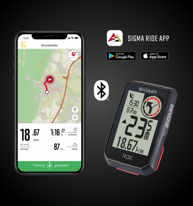 Велокомпьютер Sigma Sport ROX 2.0 Black  