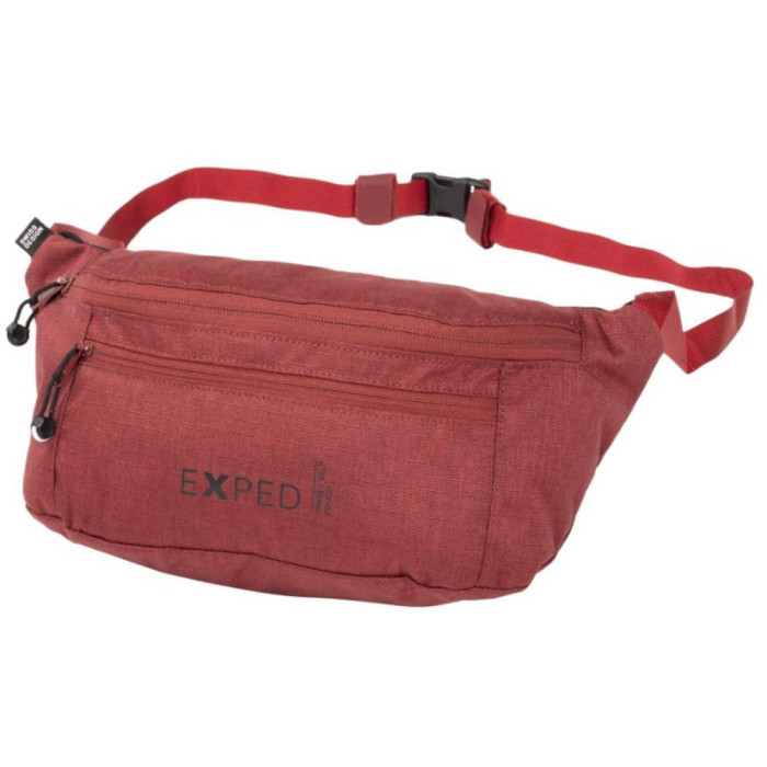Поясная сумка Exped TRAVEL BELT POUCH burgundy melange - бордовый 