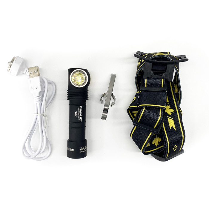 Налобный фонарь Armytek Wizard WR Magnet USB + 18650 White & Red  