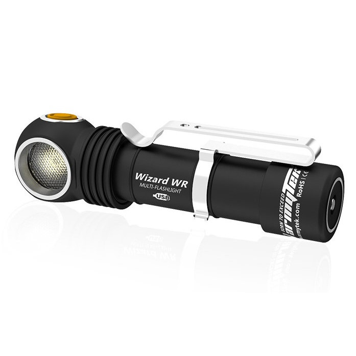 Налобный фонарь Armytek Wizard WR Magnet USB + 18650 White & Red  