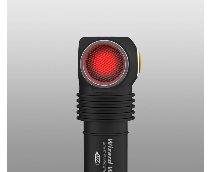 Налобный фонарь Armytek Wizard WR Magnet USB + 18650 White & Red  