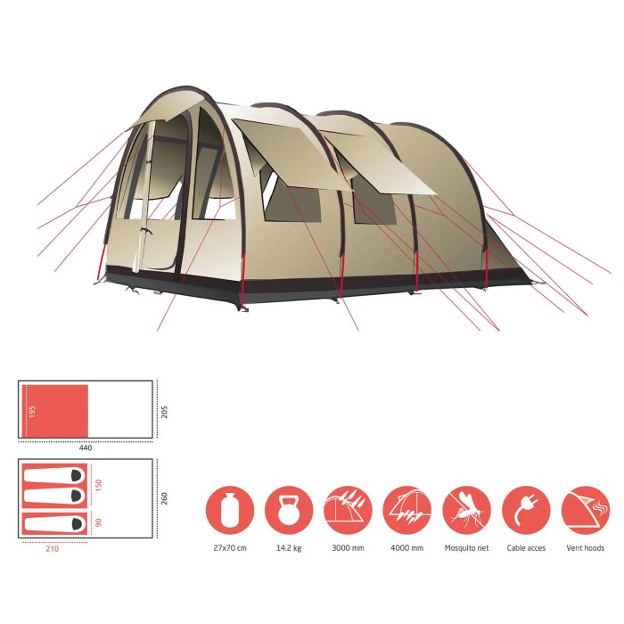 Палатка Grand Canyon Helena 3 Mojave Desert (330030)  