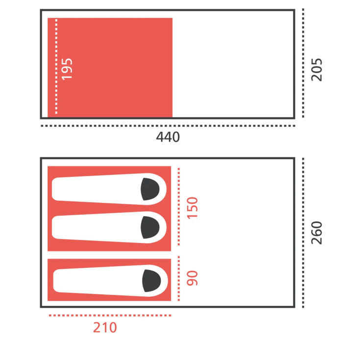 Палатка Grand Canyon Helena 3 Mojave Desert (330030)  