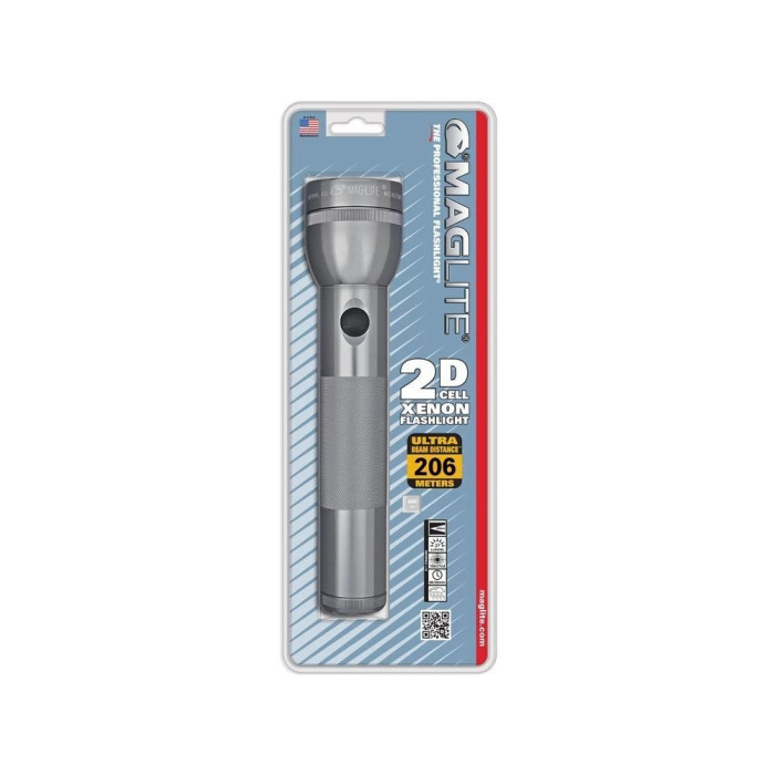 Ручной фонарь Maglite 2D , серый, LED (S2D096R)  