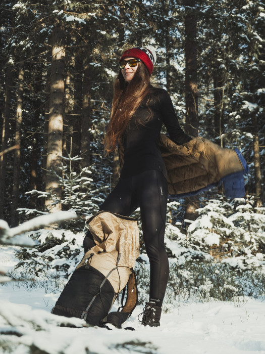 Рюкзак ультралегкий Travel Extreme X-HIKE 39 BLUE\GRAY UHMWPE  