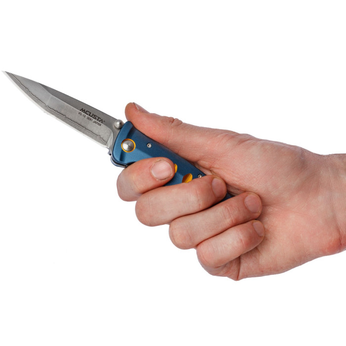 Нож Mcusta Katana , синий-желтый (MC-0042C)  