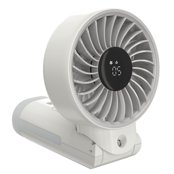 Портативный складной вентилятор с охлаждающим водным туманом Nitecore IzzCool 30 (USB-C), белый  
