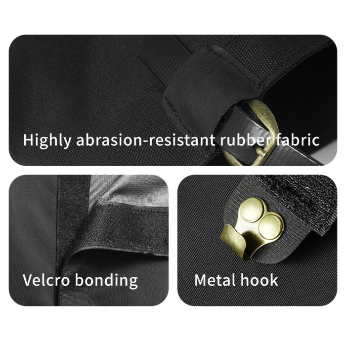 Защитные водонепроницаемые бахилы Naturehike CNK2450DS011, размер L, черные  