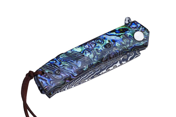 Карманный нож Grand Way WK 0018 (дамаск)  