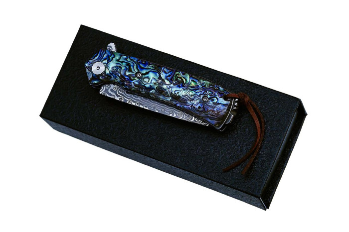 Карманный нож Grand Way WK 0018 (дамаск)  