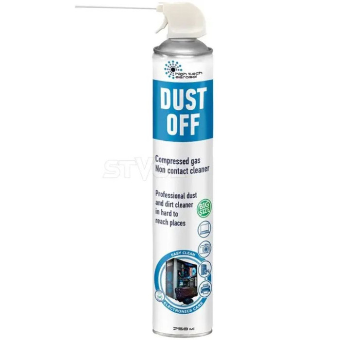 Бесконтактный очиститель сжатый воздух HTA DUST OFF 750 ml  