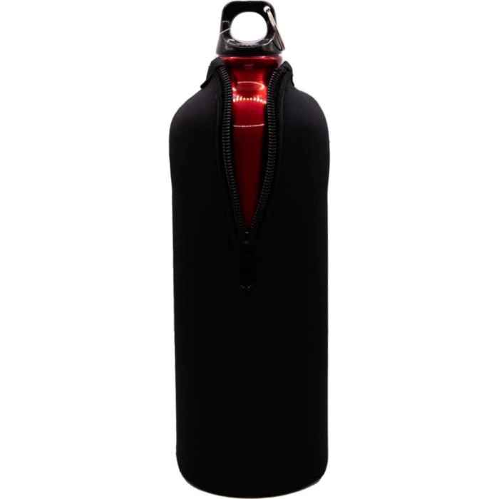 Бутылка в неопреновом чехле Tramp TRC-032, 1 л, красный  