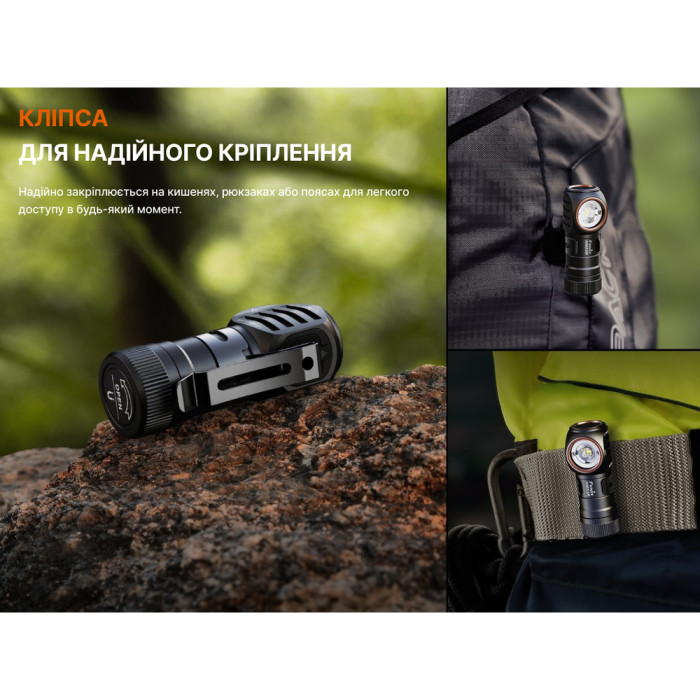 Фонарь налобный Fenix ​​HM53R, черный  