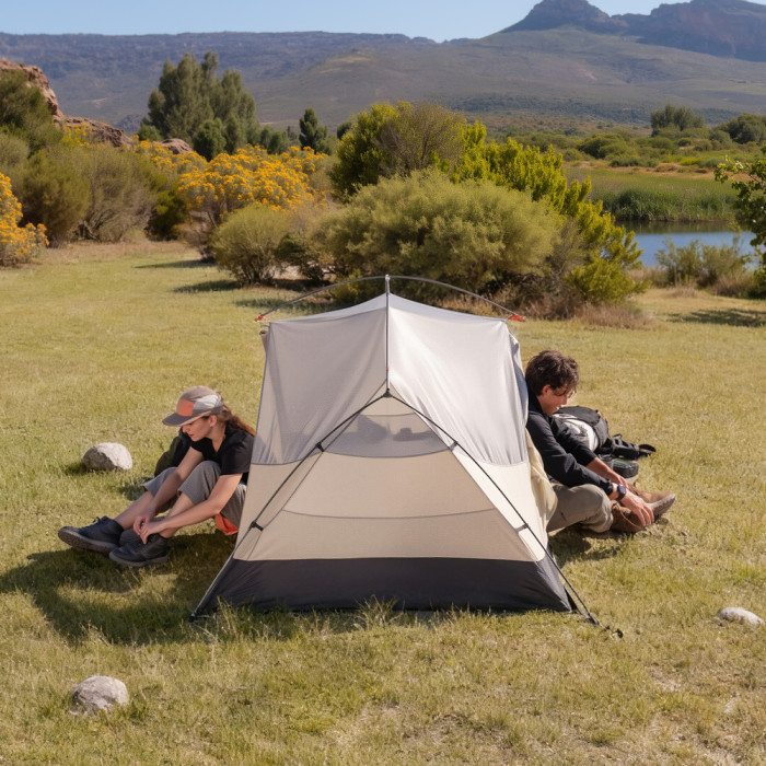 Палатка сверхлегкая двухместная Naturehike Mongar Hiking Tent Pro CNK2550WS037, 20D, зеленый  