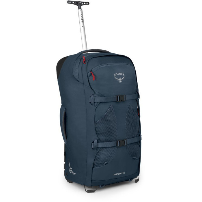 Сумка на колесах Osprey Farpoint Wheeled Travel Pack 65 muted space blue - O/S - синий  