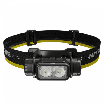 Фонарь налобный Nitecore NU50 (Белый + Красный LED, 1400 люмен, 9 режимов, 1x21700, USB-C, датчик приближения)