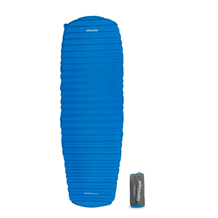 Самонадувающийся коврик Pinguin Matrix NX, 193x63x2.5см, Petrol Blue (PNG 709162)  