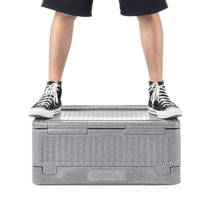 Складной контейнер Naturehike ЕPP box NH20SJ033 40 л, серый  