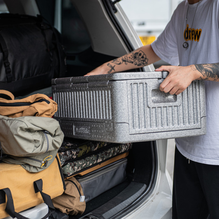 Складной контейнер Naturehike ЕPP box NH20SJ033 40 л, серый  